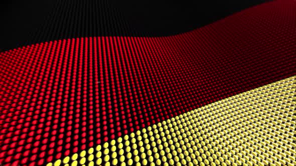 Official flag of the Federal Republic of Germany background, German flag animated motion