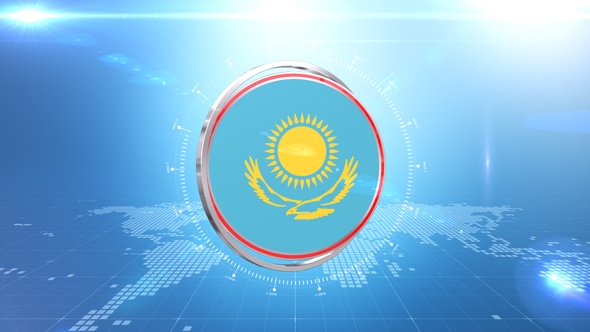 Kazakhstan Flag Transition