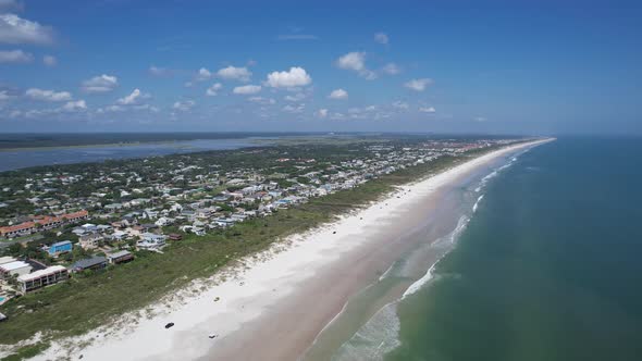 Aerial View of Crescent Beach