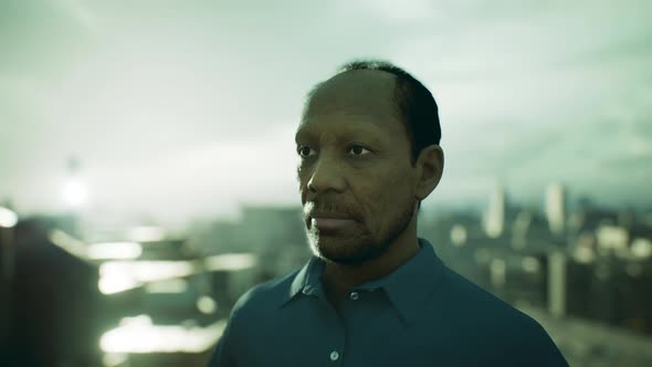 Old African American Man Outdoors During the Daytime alt