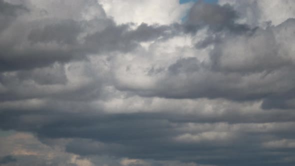 Timelapse of moving clouds