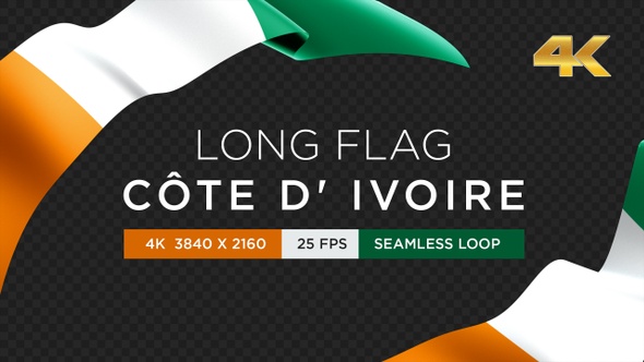 Long Flag Cote D Ivoire