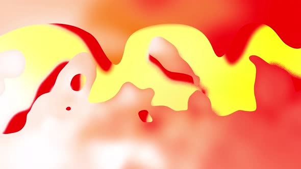 Abstract Colorful Trendy Liquid Smooth Wavy Line Background Video