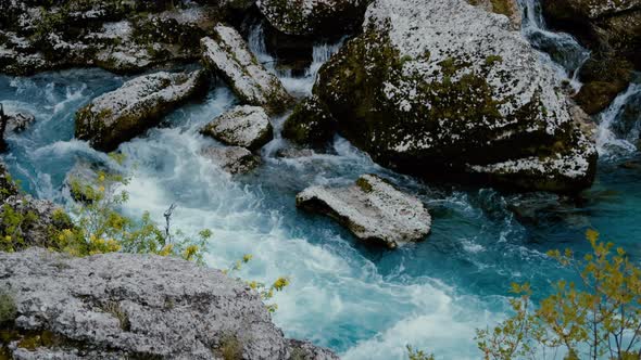 Niagara Waterfall on the river Cijevna on  in Podgorica, Montenegro