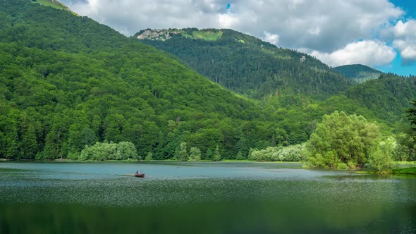 Beautiful Lake Biograd  Biogradsko Jezero Biogradska Gora National Park Montenegro