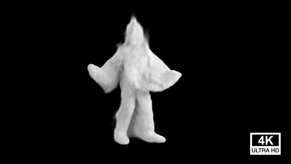 Hip Hop Dancing Smoke Man