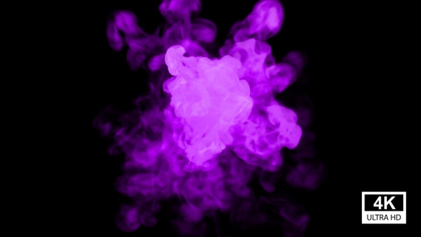 Purple Smoke Rotation 4K alt