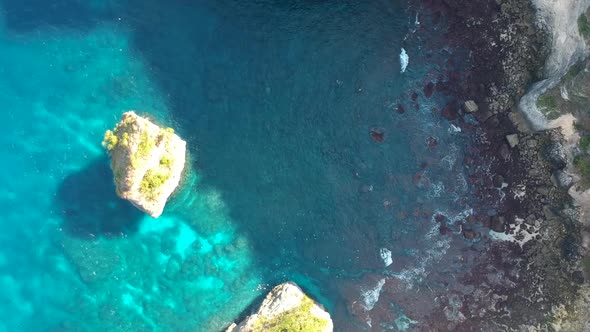 Aerial View at Broken Beach Nusa Penida