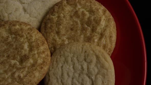 Cinematic, Rotating Shot of Cookies on a Plate - COOKIES 150