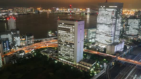 Beautiful architecture building in Tokyo city Japan