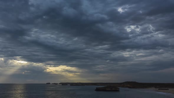 Timelapse of Australian coast