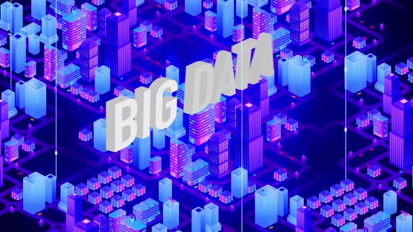 Digital Smart City Word Big Data