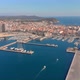 Aerial drone footage, harbor of small town, Palamos of Spain - VideoHive Item for Sale