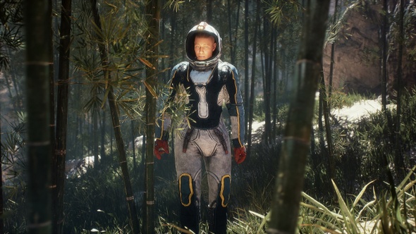 Astronaut On A New Unexplored Planet alt