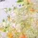 mixed cut vegetables splashing into the water - VideoHive Item for Sale