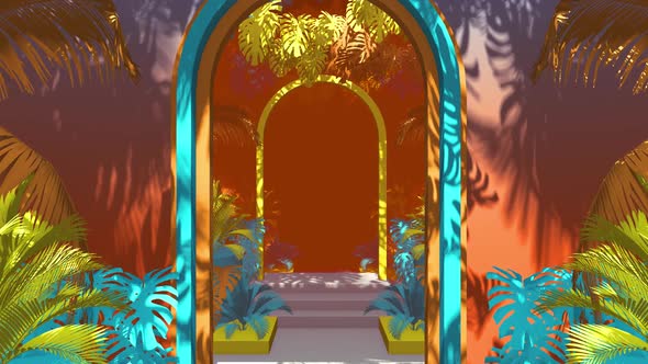 Flying In Jungle Geometry 01 HD alt