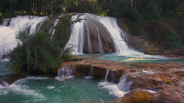 Agua Azul Waterfalls in Chiapas Mexico