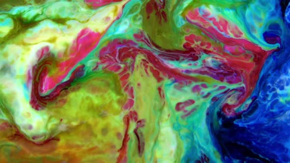 Psychedelic Galactic Paint Texture Background  alt