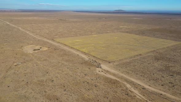 Drone Flying Over Kenyan Desert Drone Stock Footage By Drone Rune