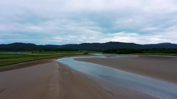 Ulverston Lake District Aerial Drone Sc01