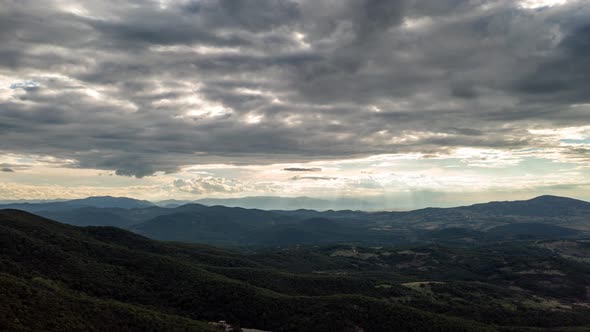 Aerial Mountain Hyperlapse