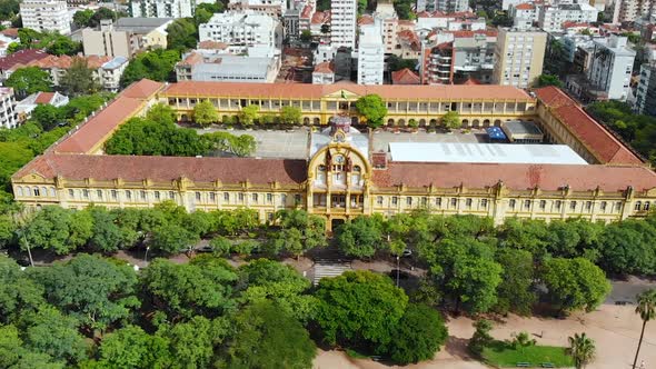 Military College, Architecture (Porto Alegre, Brazil) aerial view