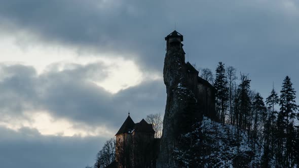 Dramatic Clouds over Nosferatu Castle