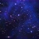 Blue Stars Glowing Space Galaxy Travel Loop Background - VideoHive Item for Sale