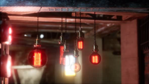 Old Retro Vintage Incandescent Light Bulb alt