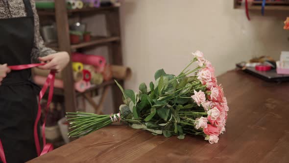 Amazing Bouquet of Roses on a Table