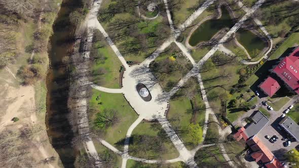 Aerial View Of Bernadine Garden