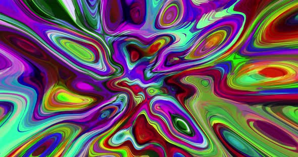 Abstract colorful animation. Multicolor liquid background. Beautiful gradient texture