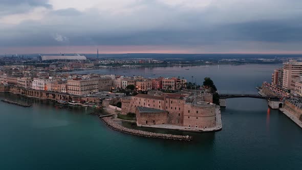 Aerial view of Taranto