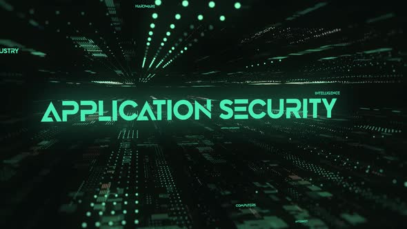 Sci Fi Digital Data Word Application Security