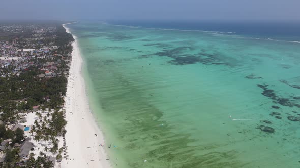 Ocean Near the Coast of Zanzibar Tanzania