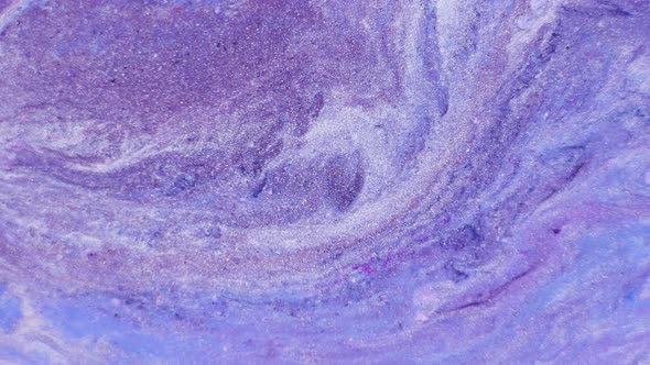 Purple and White Liquid Glitter Paint Texture