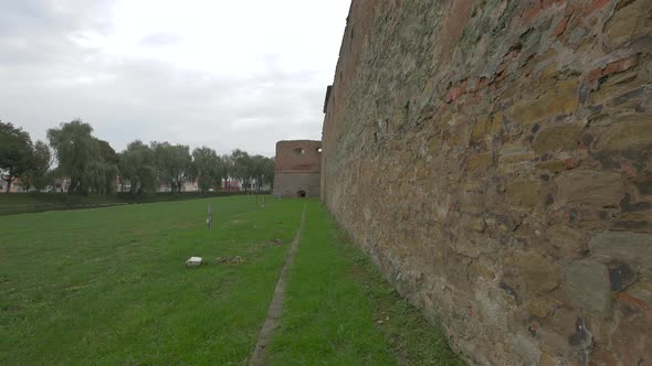 Fortified Wall at Fagaras Fortress