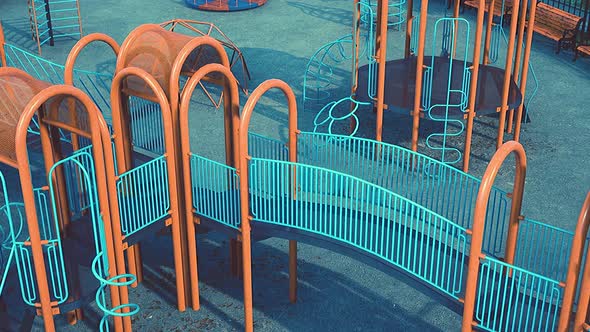 Empty Playground in the Park