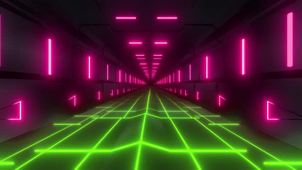 4k Colored Retro Tunnel 2 alt