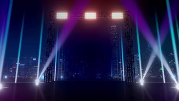 Stage with spot lighting / Videohive