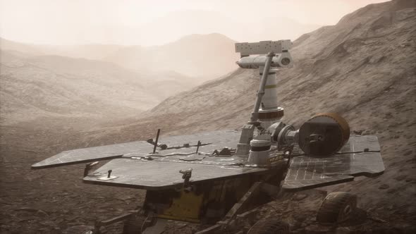 Opportunity Mars Exploring the Surface of Red Planet alt