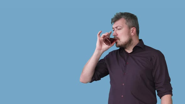 Man Toast Alcohol Drink Whiskey Taste Gif Loop