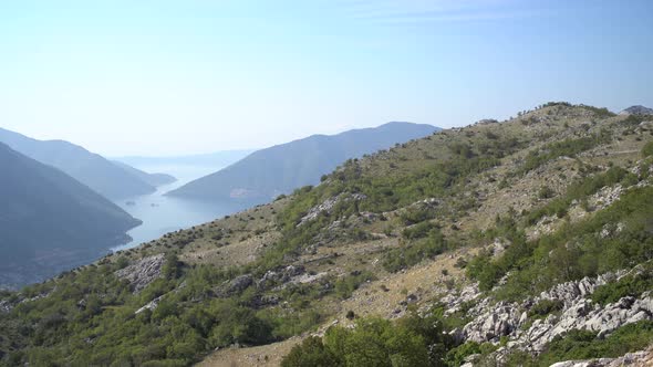 View From the Mountains to the Bay of Kotor