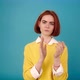 Calm Model Claps Hands - VideoHive Item for Sale