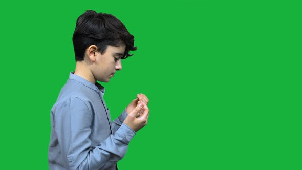 Muslim Boy Praying