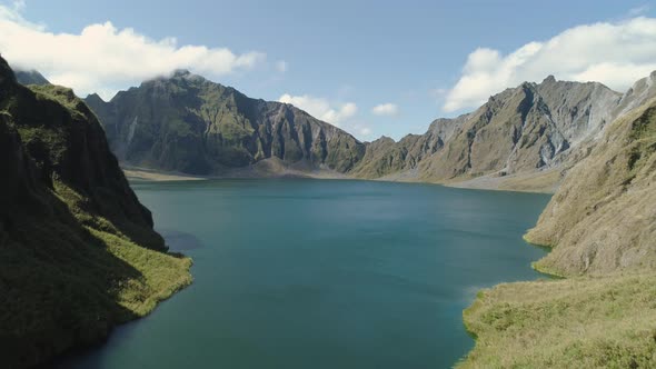 Crater Lake Pinatubo, Philippines, Luzon.