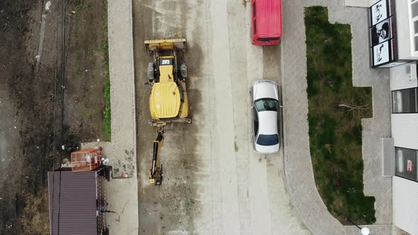 Drilling asphalt in Krasnodar.