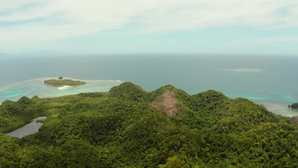 Tropical Islands in the Philippinesaerial View