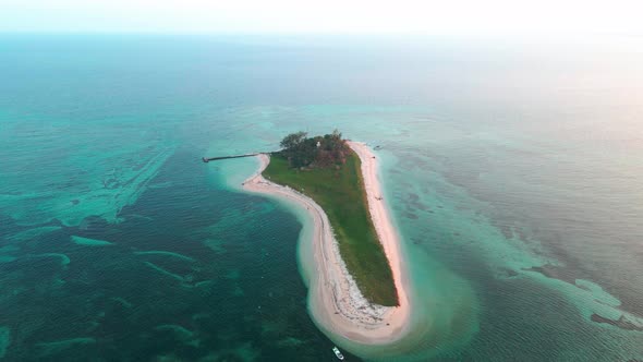 The amazing Island of Enmedio, at the gulf of Mexico, near Veracruz