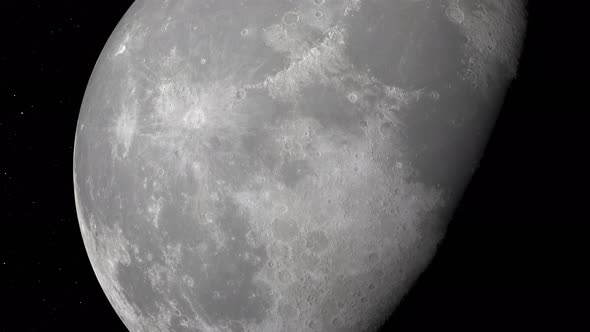 Big Moon In Space 4K